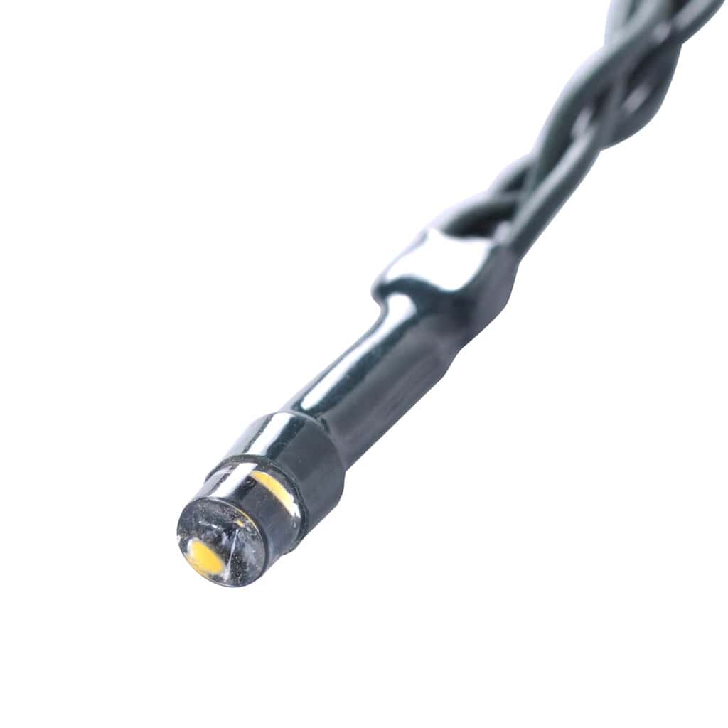 vidaXL Solar LED String 24 Lights 3.8m 2pcs