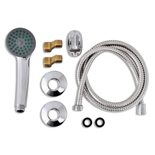 140832 vidaXL Bath Shower Mixer Tap Kit Chrome