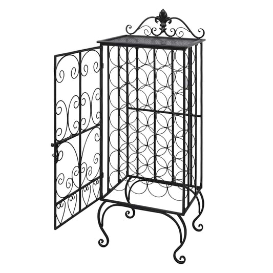 240937 vidaXL Wine Rack for 28 Bottles Metal