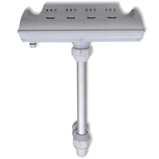 vidaXL Swimming Pool Accessory | White | Plastic | Small | Adjustable Armrests