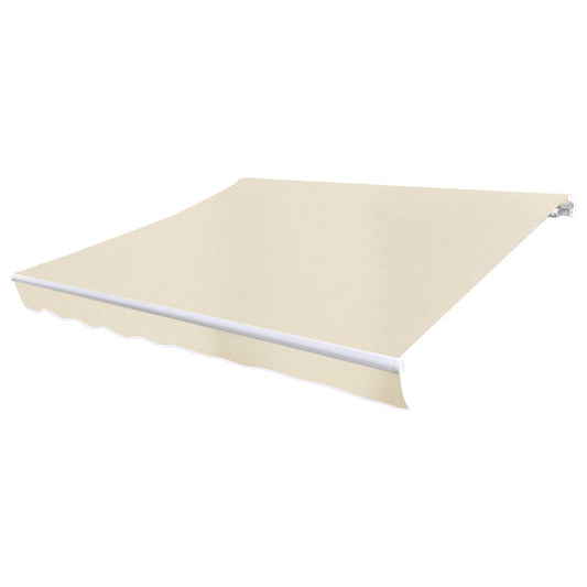 vidaXL Awning Replacement Fabric Cream 600x300 cm Polyester