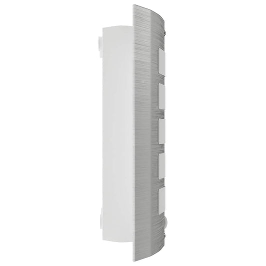 vidaXL Wall Lamp Stainless Steel with Motion Sensor