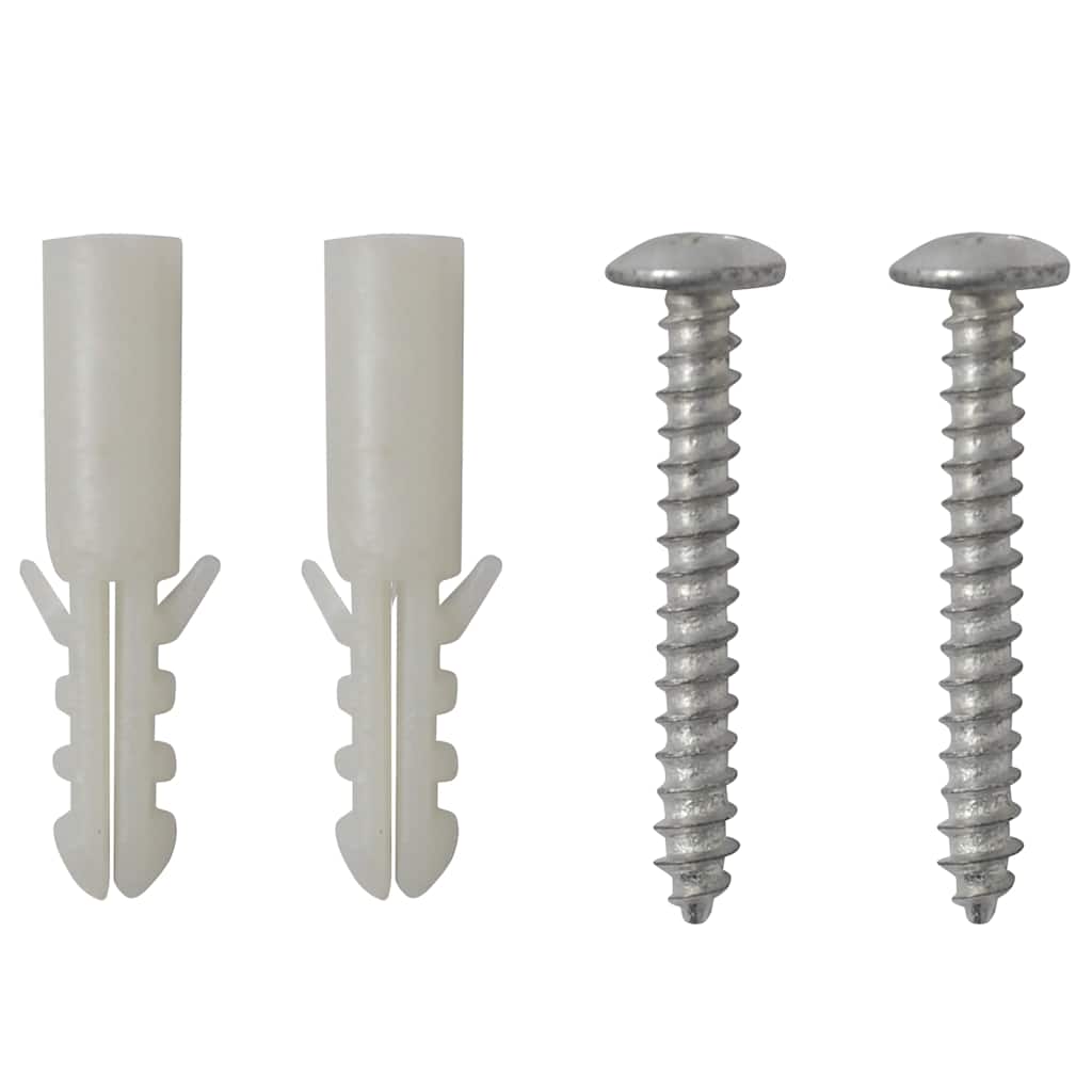 vidaXL LED Wall Lamp Stainless Steel Down with Cone Head