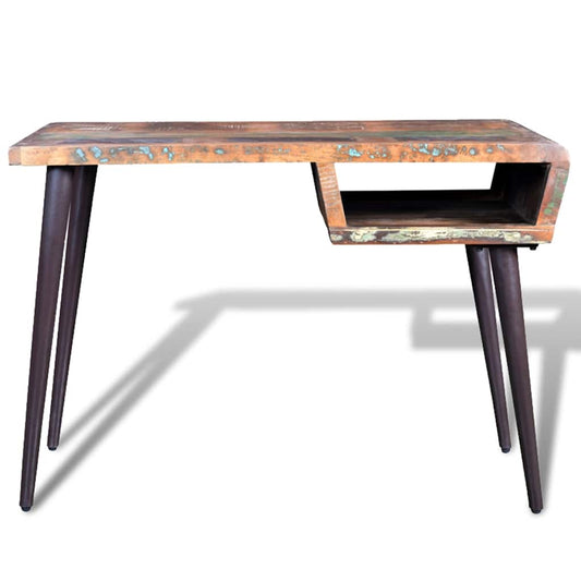 241138 Reclaimed Wood Desk with Iron Legs