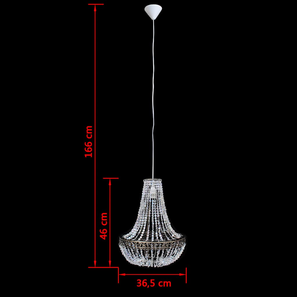 vidaXL Pendant Chandelier 36.5 x 46 cm