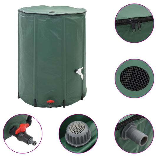vidaXL Collapsible Rain Water Tank 250 L
