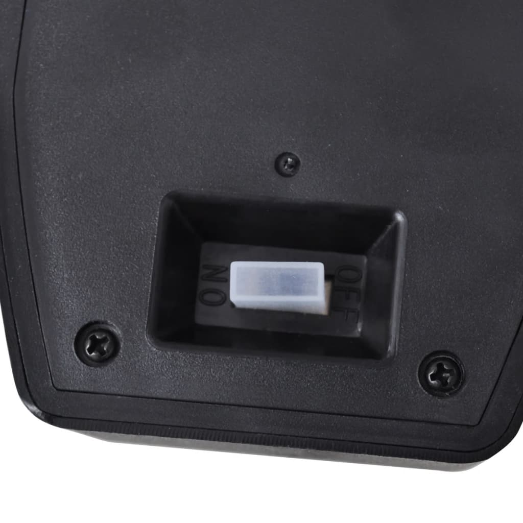 vidaXL Solar Wall Lamp with Motion Sensor 2 pcs