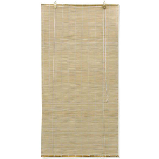 241322 Natural Bamboo Roller Blinds 120 x 160 cm