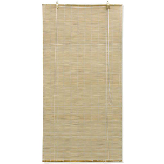241323 Natural Bamboo Roller Blinds 120 x 220 cm