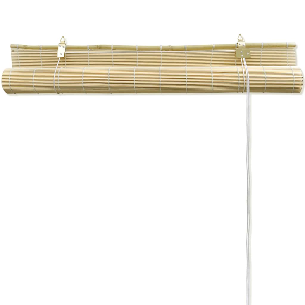 241323 Natural Bamboo Roller Blinds 120 x 220 cm