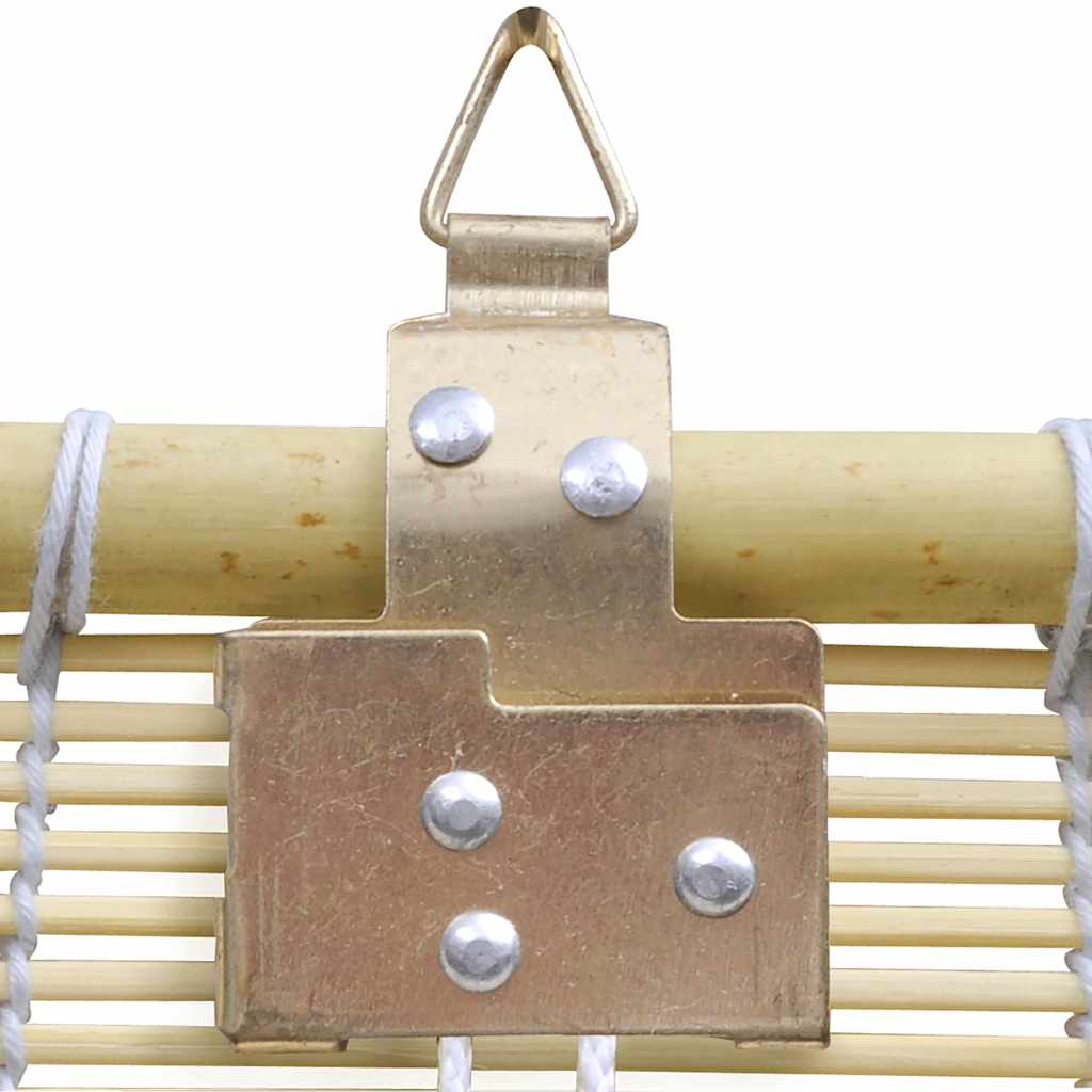 241324 Natural Bamboo Roller Blinds 140 x 160 cm