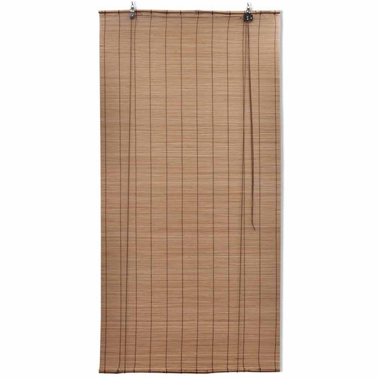 241329 Brown Bamboo Roller Blinds 120 x 220 cm