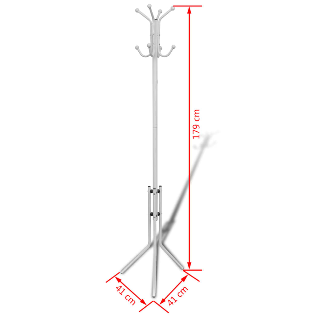 Metal White Coat Stand