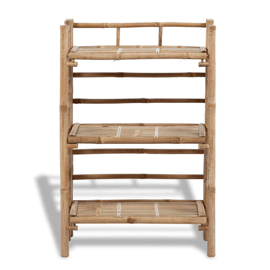 vidaXL 3-tier Bamboo Plant Rack