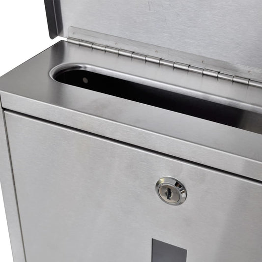 vidaXL Stainless Steel Mailbox