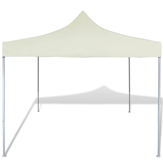 vidaXL Cream Foldable Tent 3 x 3 m