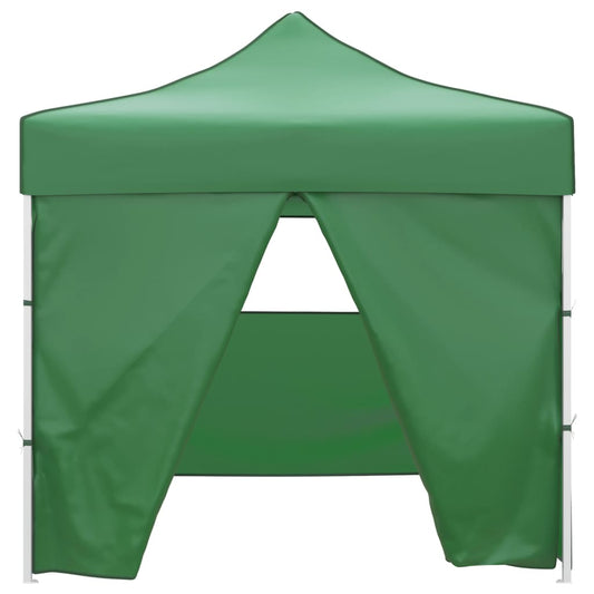 vidaXL Foldable Tent 3x3 m with 4 Walls Green