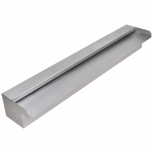 41667 Rectangular Waterfall Pool Fountain Stainless Steel 60 cm
