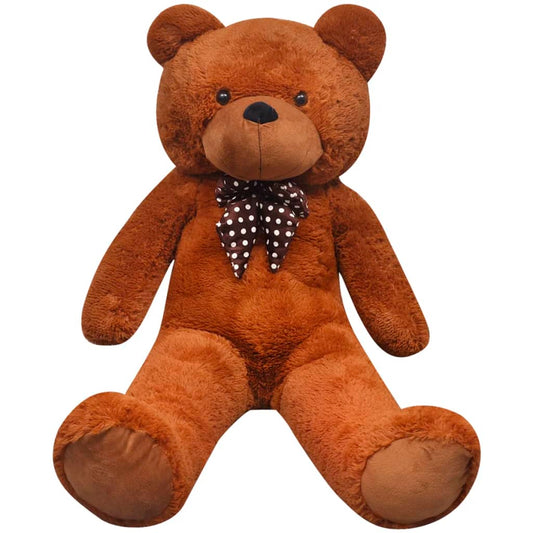 vidaXL XXL Soft Plush Teddy Bear Toy Brown 85 cm