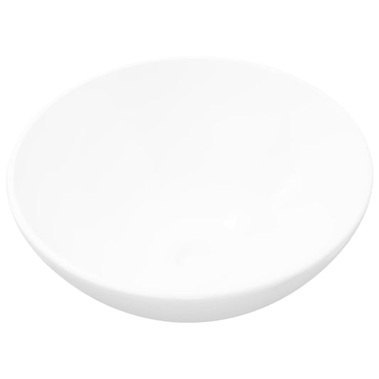 141928 Ceramic Bathroom Sink Basin White Round