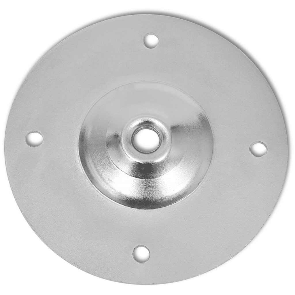 242151 2 Telescopic Table Legs Chrome 710 mm-1100 mm