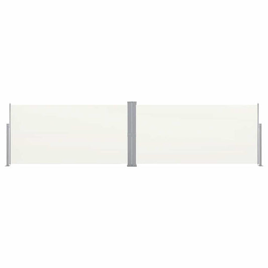 vidaXL Retractable Side Awning 160x600 cm Cream