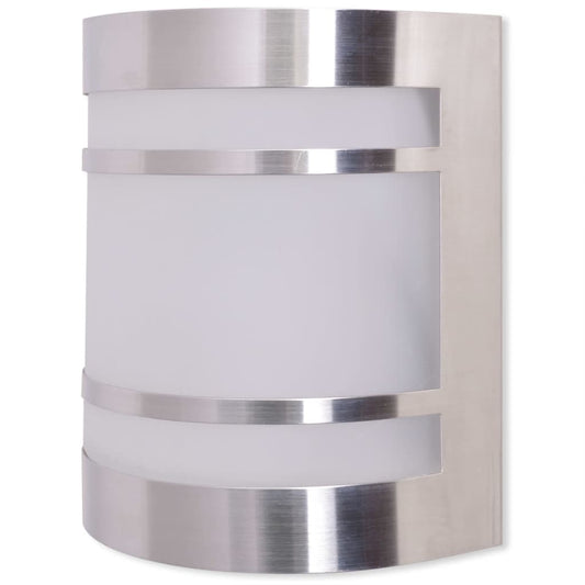 42218 vidaXL Outdoor Wall Light Stainless Steel