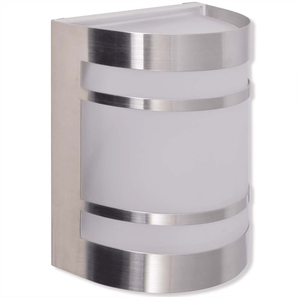 42218 vidaXL Outdoor Wall Light Stainless Steel