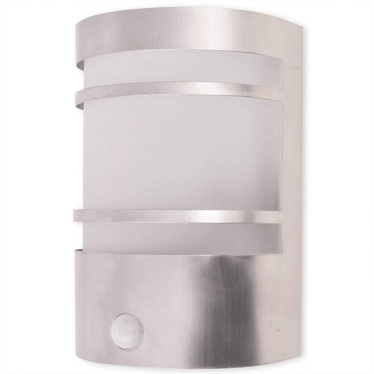 42219 vidaXL Outdoor Wall Light with Sensor Stainless Steel