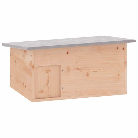 vidaXL Hedgehog House 45x33x22 cm Wood