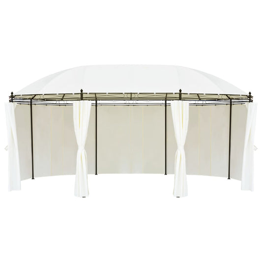 vidaXL Gazebo Cream White 530x350x265 cm
