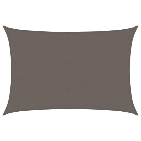 vidaXL Sunshade Sail HDPE Rectangular 4x6 m Anthracite