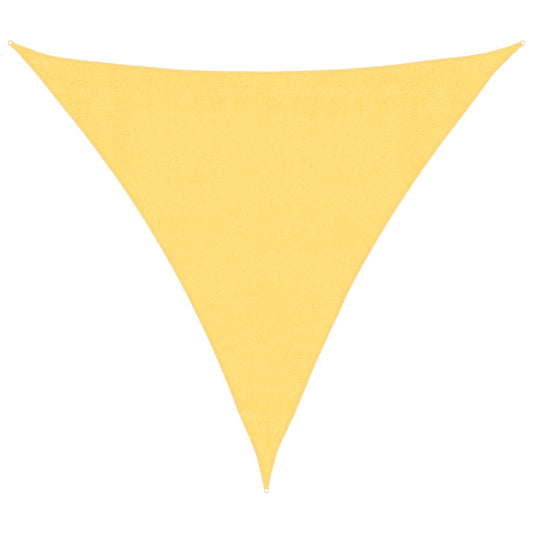 vidaXL Sunshade Sail HDPE Triangular 3.6x3.6x3.6 m Beige