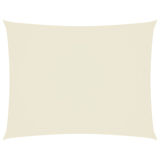 vidaXL Sunshade Sail Oxford Fabric Rectangular 4x6 m Cream