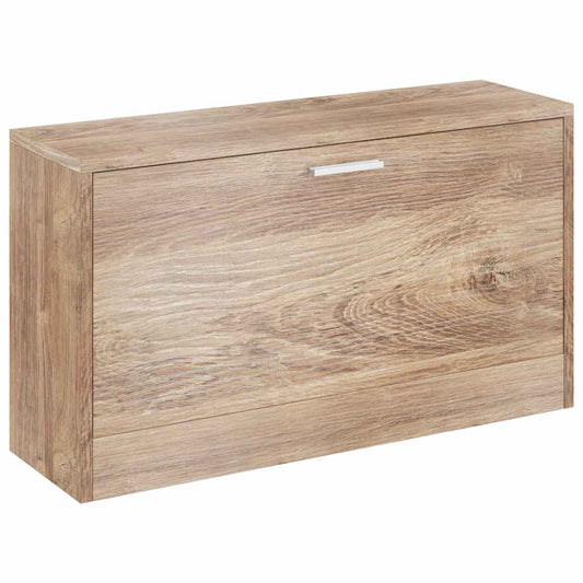 vidaXL Shoe Rack | Oak | MDF and Engineered Wood | Medium | Shoe Rack