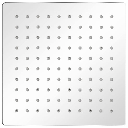 142159 vidaXL Rain Shower Head Stainless Steel 20x20 cm Square