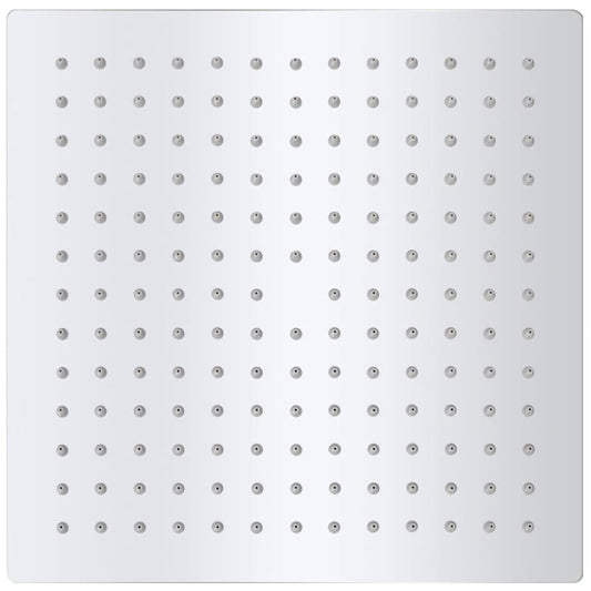 vidaXL Rain Shower Head Stainless Steel 25x25 cm Square