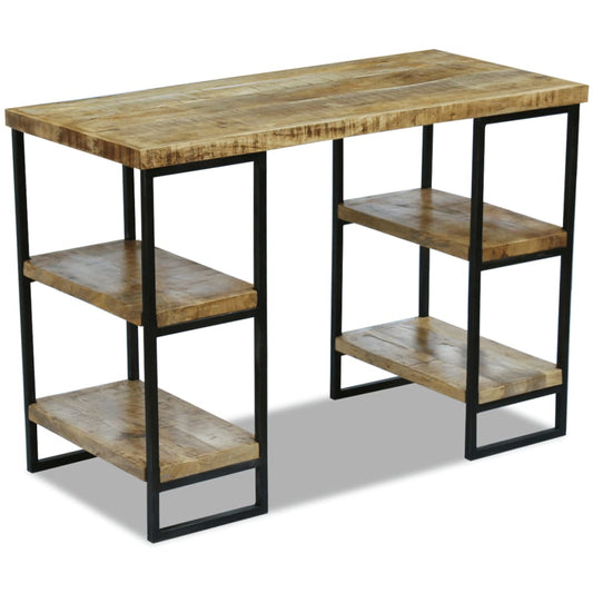 243333 vidaXL Office Desk Mango Wood 110x50x76 cm