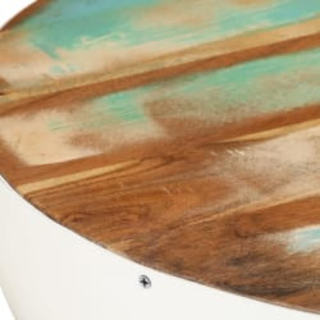 vidaXL Coffee Table | Multicolour | Solid reclaimed wood, Steel | Medium
