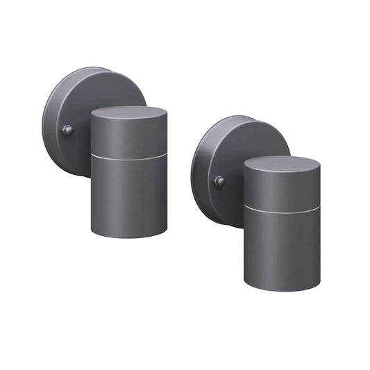 42420 vidaXL Outdoor Wall Lights 2 pcs Stainless Steel Downwards