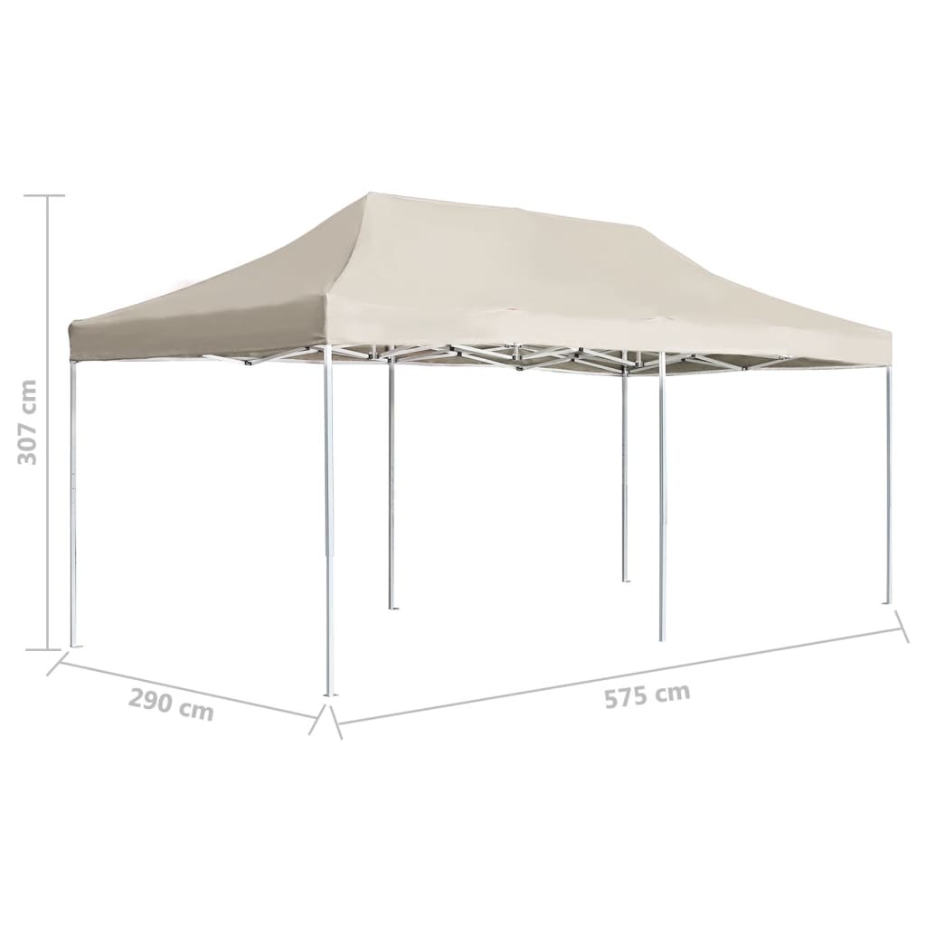 vidaXL Professional Folding Party Tent Aluminium 6x3 m Cream