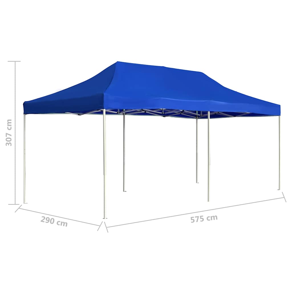 vidaXL Professional Folding Party Tent Aluminium 6x3 m Blue