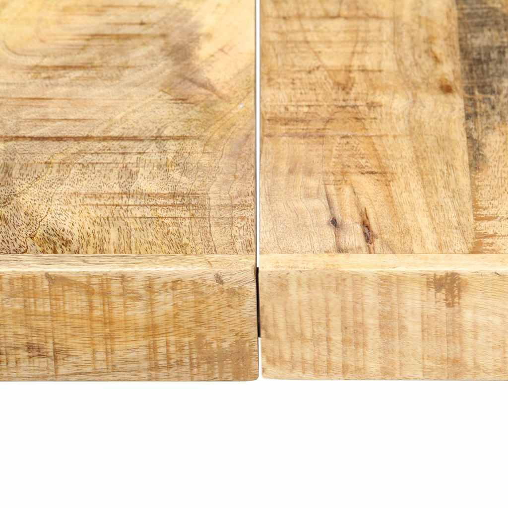 247417 vidaXL Dining Table 160x80x75 cm Solid Mango Wood