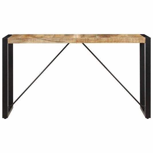 247420 vidaXL Dining Table 140x70x75 cm Solid Mango Wood