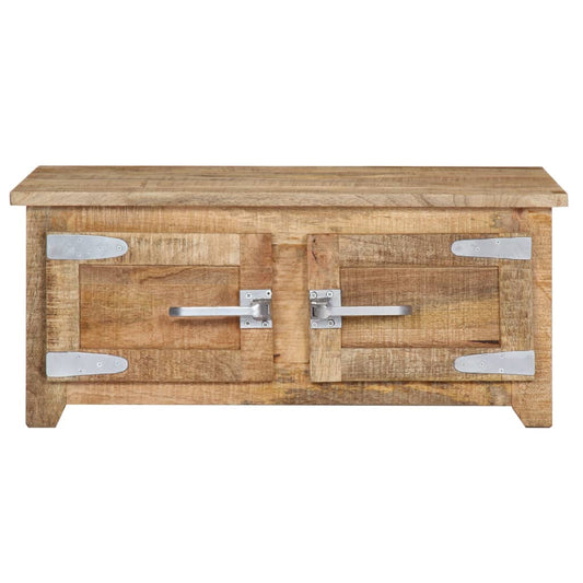 vidaXL Coffee Table | Natural Mango Wood | Solid Mango Wood | Compact