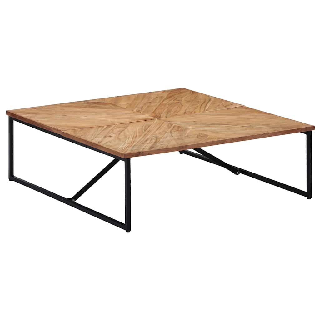 vidaXL Coffee Table 110x110x36 cm Solid Acacia Wood