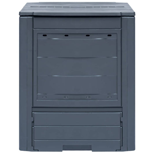 vidaXL Garden Composter Grey 60x60x73 cm 260 L
