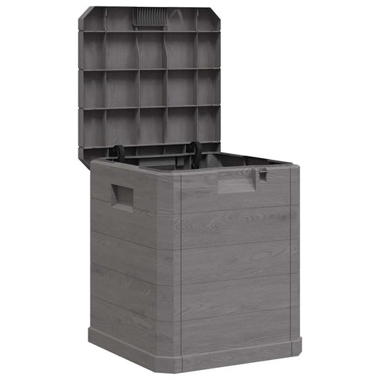 vidaXL Garden Storage Box 90 L Brown