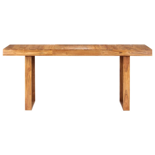 vidaXL Dining Table 180x90x75 cm Solid Acacia Wood