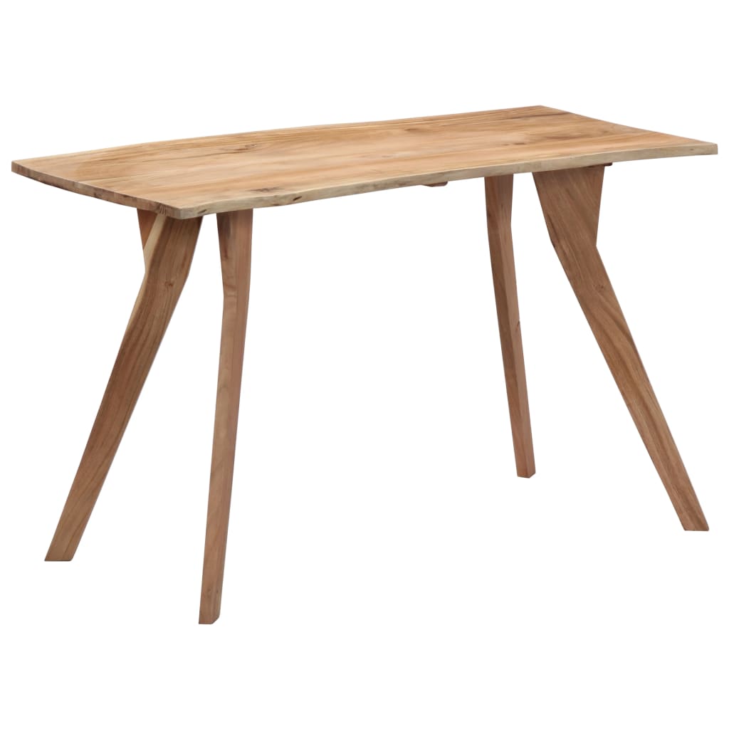 vidaXL Dining Table 120x58x76 cm Solid Acacia Wood